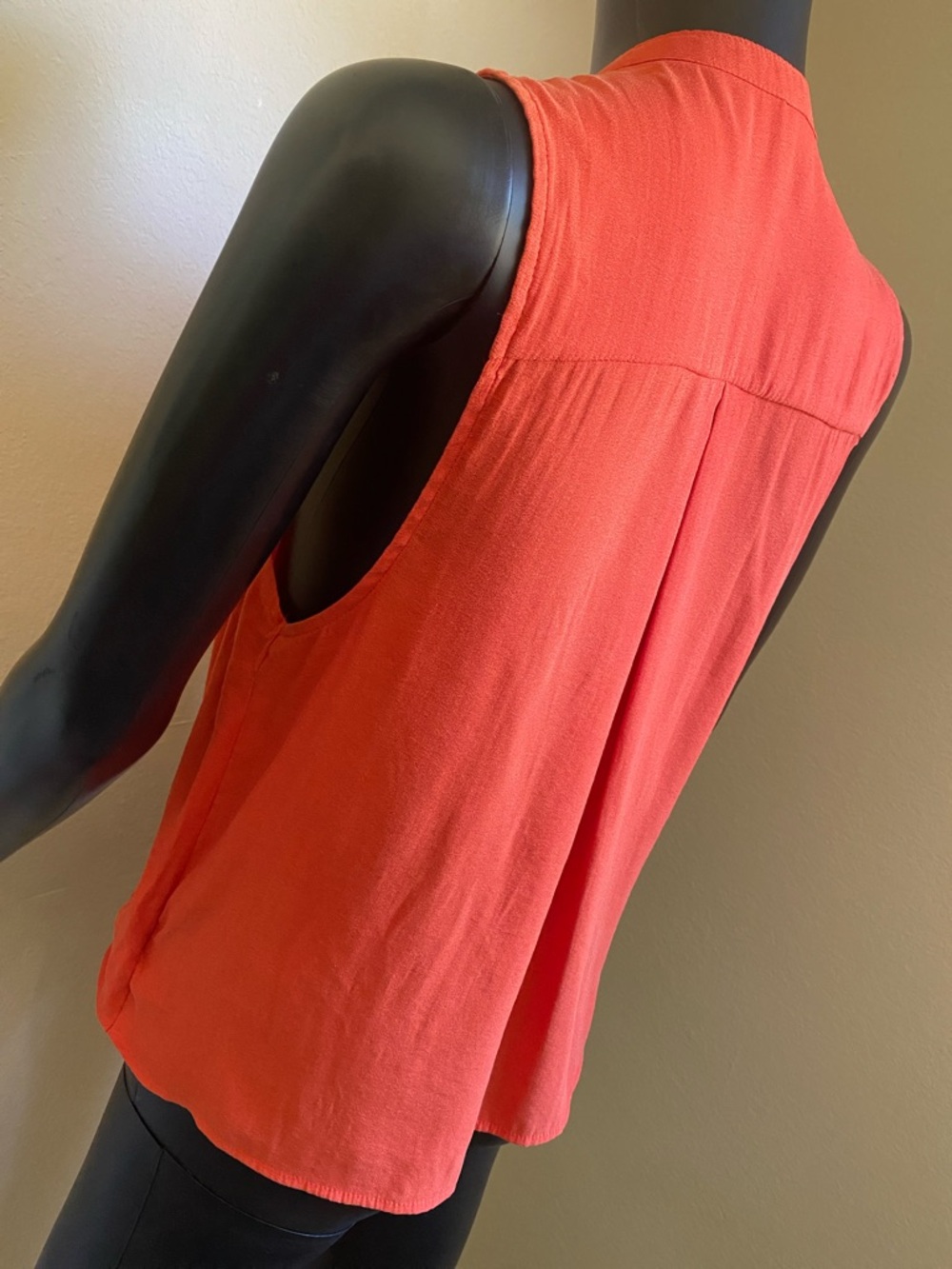 FREE PEOPLE Sleeveless Drape Front Top in Orange - Picture 5 of 10